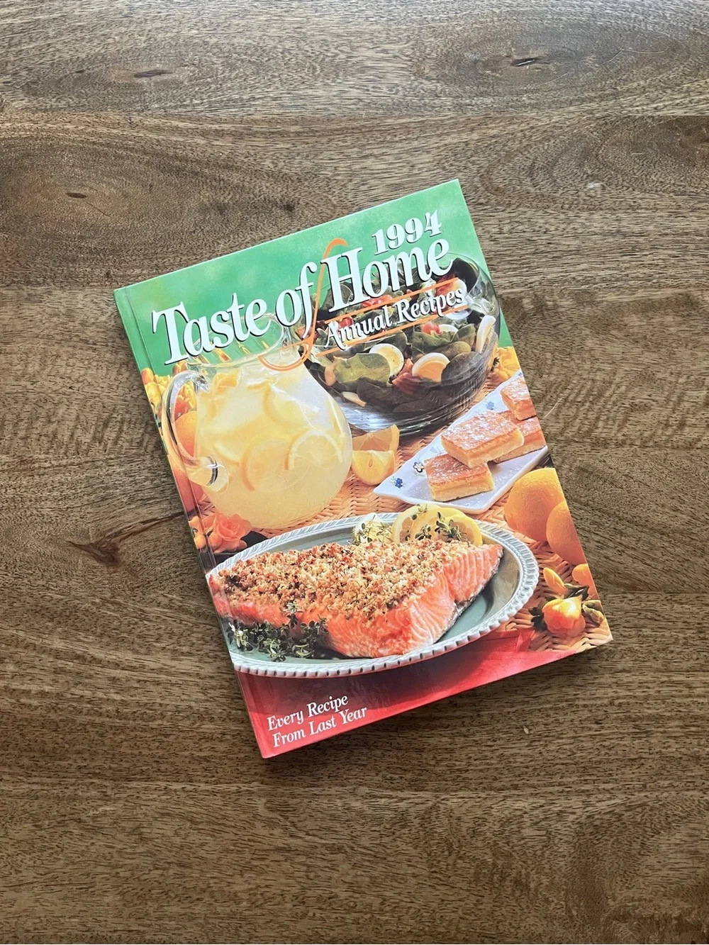 Vintage Rare 1994 & 1995 Taste of Home Annual Recipes Hardcover Cookbook Bundle